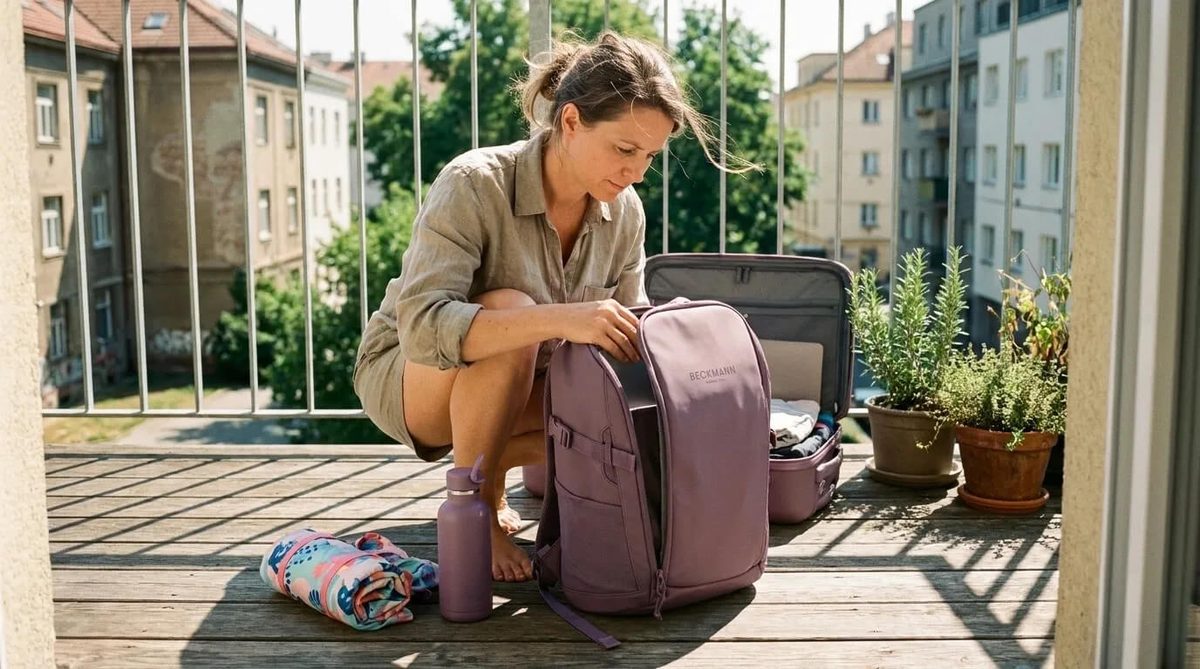 Ukázka AI fotky z ČlánkoGENu — cestovní vybavení